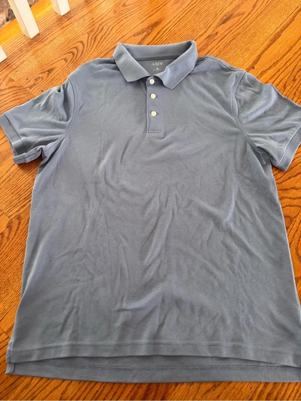 J.Crew Men’s Slate Blue Polo Shirt 2 Shirts Grey Blue and Navy